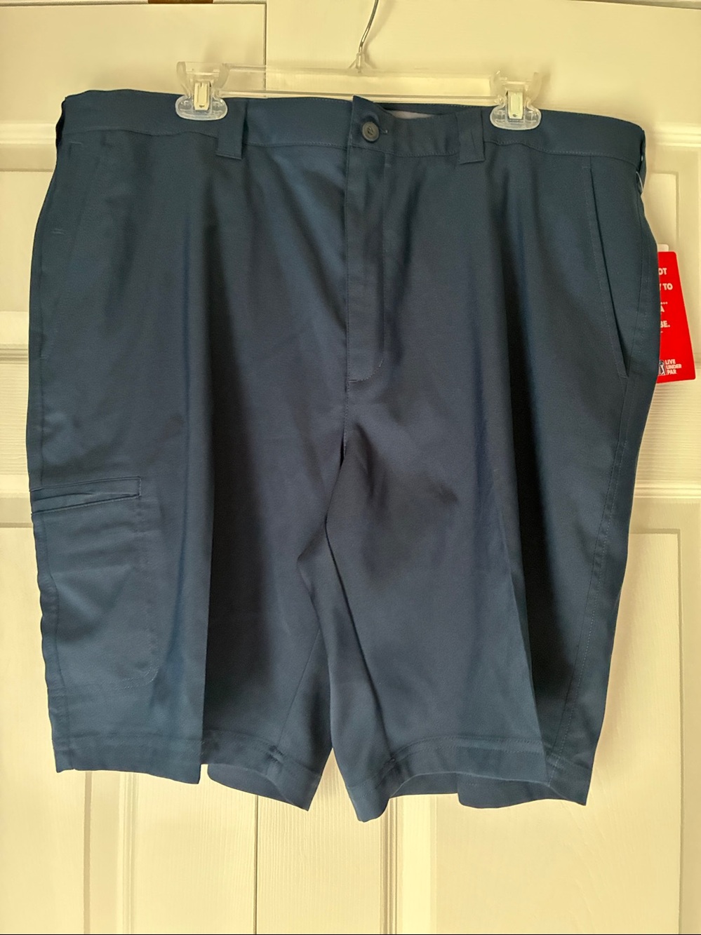 PGA Tour Flat Front Stretch Golf Shorts, Navy, NWT, 40
